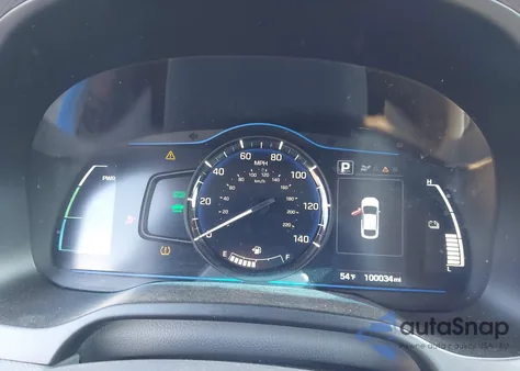 2018 Hyundai Ioniq Hybrid Blue z USA, uszkodzony, nr VIN KMHC65LC1JU102735